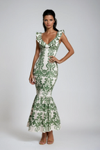 Zofia | Elegant Embroidered Cocktail Maxi Dress for Women
