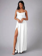 Zola | Elegant Maxi Formal Evening Gown for Women with Slit