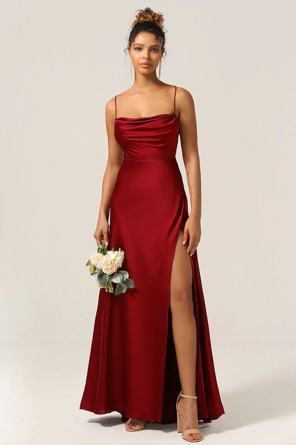 Zola | Elegant Maxi Formal Evening Gown for Women with Slit