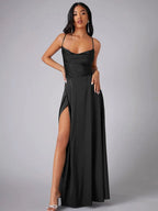 Zola | Elegant Maxi Formal Evening Gown for Women with Slit