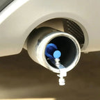 Exhaust Resonator for Cars and Motorcycles Aluminum Alloy Sporty Sound DIY Installation