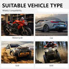Exhaust Resonator for Cars and Motorcycles Aluminum Alloy Sporty Sound DIY Installation