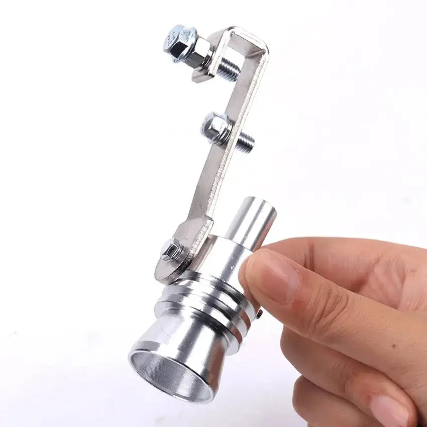Exhaust Resonator for Cars and Motorcycles Aluminum Alloy Sporty Sound DIY Installation