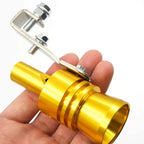 Exhaust Resonator for Cars and Motorcycles Aluminum Alloy Sporty Sound DIY Installation
