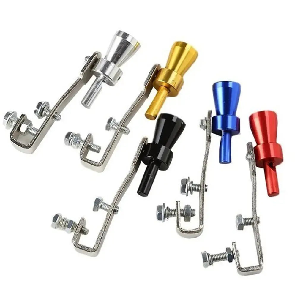 Exhaust Resonator for Cars and Motorcycles Aluminum Alloy Sporty Sound DIY Installation