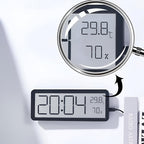 Digital LED Wall Clock Large Display with Temperature and Humidity Acrylic Modern Wall Clock