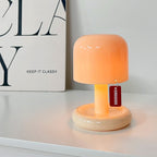 Sunset Night Light USB Rechargeable Bedside Lamp PC Material 7.5cm x 7.5cm x 10.6cm Ambient Table Lamp