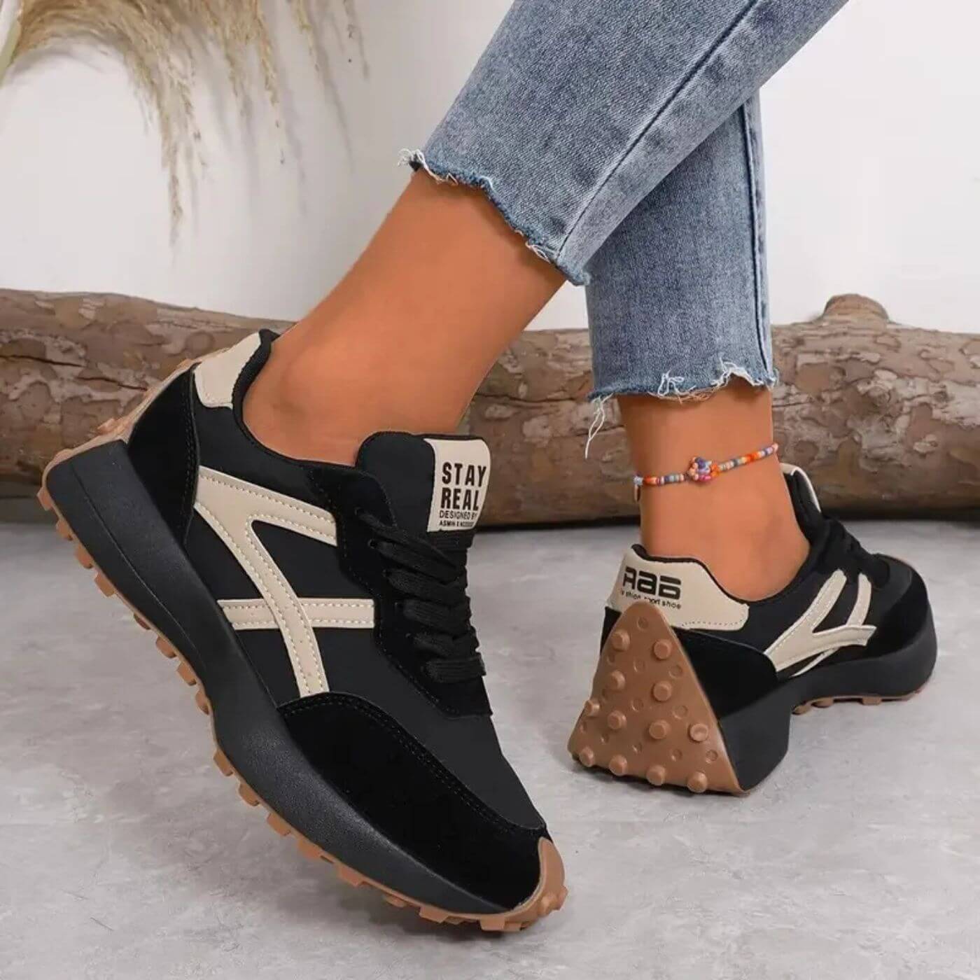 Harrow TheraWalk supportive orthopedic walking sneakers for women with slip-resistant soles and cushioned design.