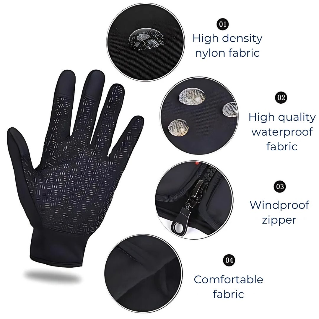 ThermaGear Heated Gloves Rechargeable Waterproof Insulated Touchscreen Gloves for Men and Women