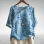 Harrow Toni casual summer blouse for women with a chic style and playful flair, featuring lightweight fabric and relaxed fit.