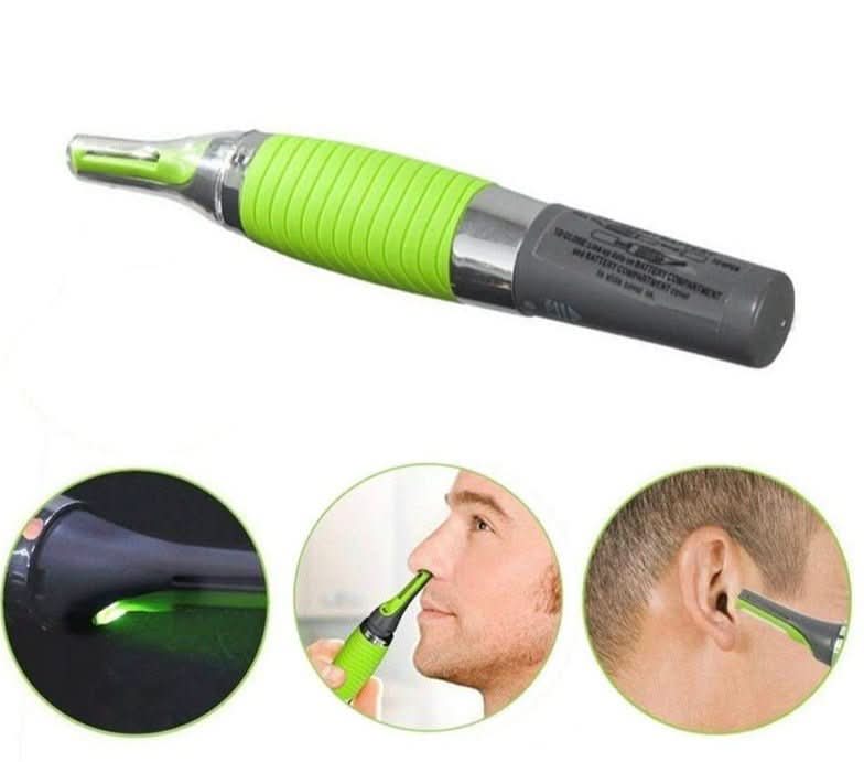 Trimmaster Precise Nose and Ear Trimmer with LED Light and Cleaning Brush