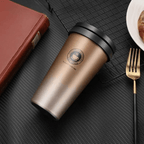 Thermasip Insulated Stainless Steel Travel Mug 500ml Leak-Proof Double-Walled Vacuum Flask