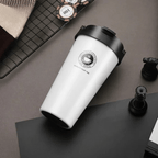Thermasip Insulated Stainless Steel Travel Mug 500ml Leak-Proof Double-Walled Vacuum Flask