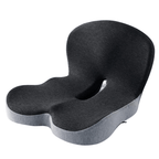 Memory Foam Seat Cushion Ergonomic Comfort Pad for Office Car Chair with Removable Washable Cover