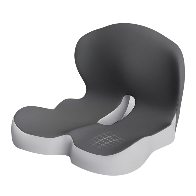 Memory Foam Seat Cushion Ergonomic Comfort Pad for Office Car Chair with Removable Washable Cover