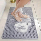 Non-Slip Bathtub Mat with Suction Cups Quick Drying Rubber Bath Shower Mat 48x78 cm