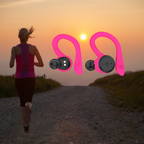 Waterproof Wireless Sports Earbuds Bluetooth 5.0 IPX7 Sweat Resistant 20-Hour Battery for iOS Android