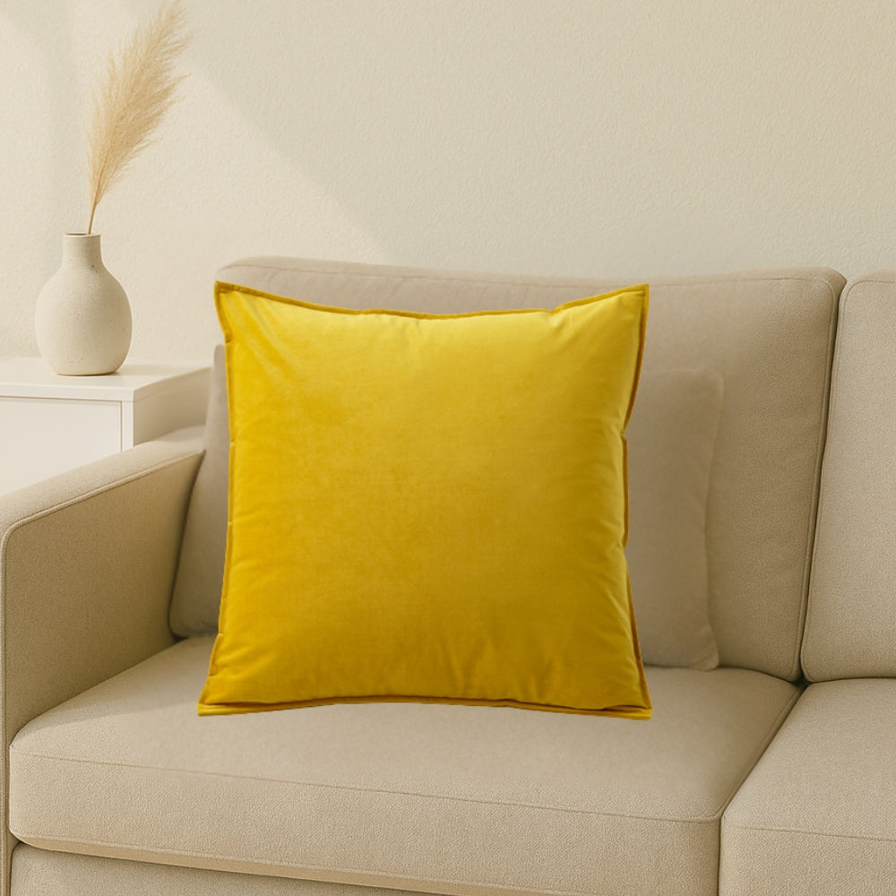 Nordic Faux Leather Cushion Cover 18x18 Vintage Texture Zipper Sofa Pillow Case