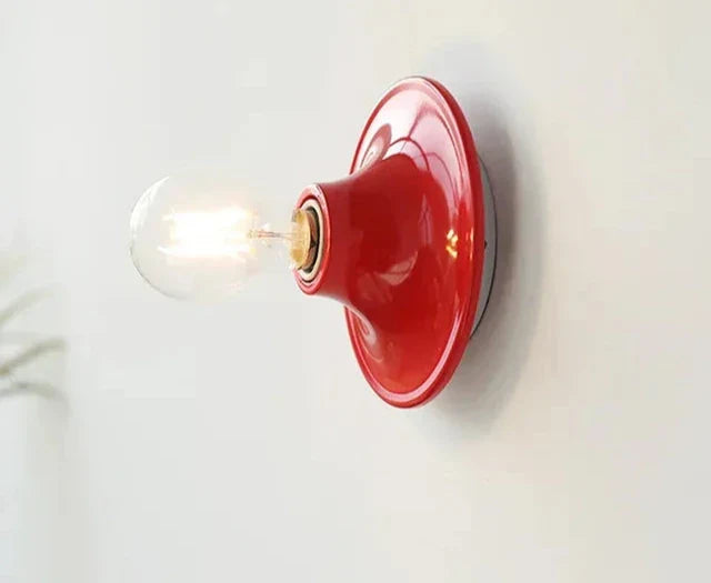 Vintage Wall Mount LED Light Fixture Retro Metal Indoor Spotlight Lamp 15cm Diameter