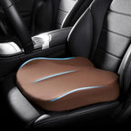 Adult Car Booster Seat Cushion Memory Foam Ergonomic Non-Slip Breathable Cover