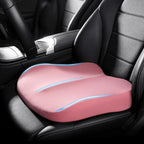 Adult Car Booster Seat Cushion Memory Foam Ergonomic Non-Slip Breathable Cover