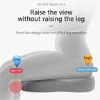Adult Car Booster Seat Cushion Memory Foam Ergonomic Non-Slip Breathable Cover