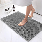 Waffle Bath Mat Ultra-Absorbent Soft Machine Washable 18x30 Polyester Fiber