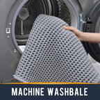 Waffle Bath Mat Ultra-Absorbent Soft Machine Washable 18x30 Polyester Fiber