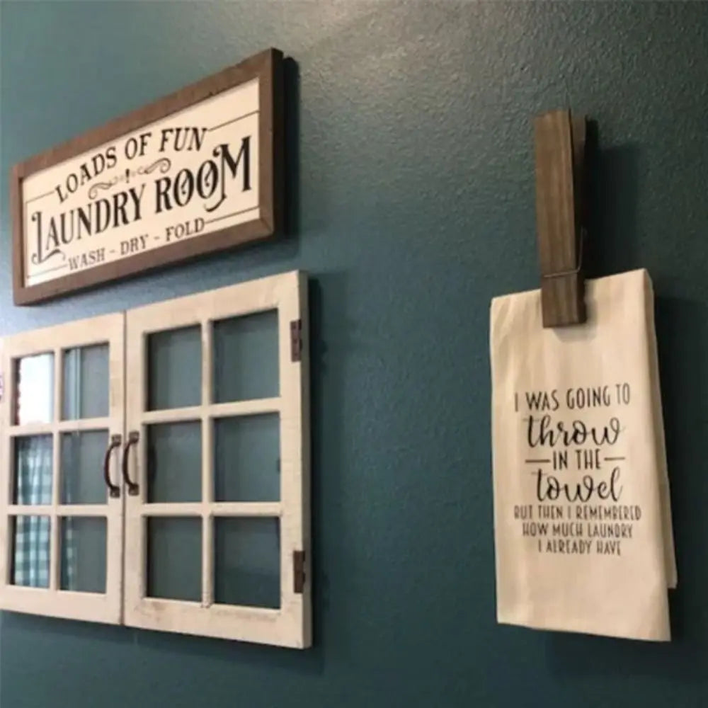Wall-Mounted Towel Clips – No Drill, Strong Adhesive, Wooden Design