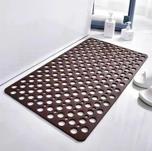 Non-Slip Antibacterial Shower Mat Slip-Resistant Bath Rug Easy to Clean Durable