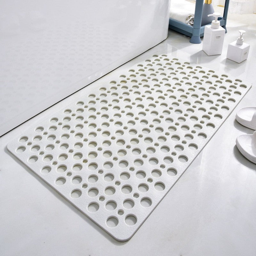 Non-Slip Antibacterial Shower Mat Slip-Resistant Bath Rug Easy to Clean Durable