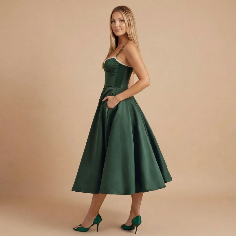 fit and flare flapper dress Beatrice