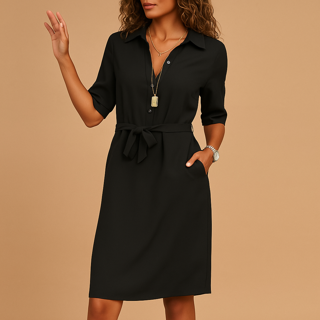Zyra | Effortless Elegant Midi Summer Dress for Women