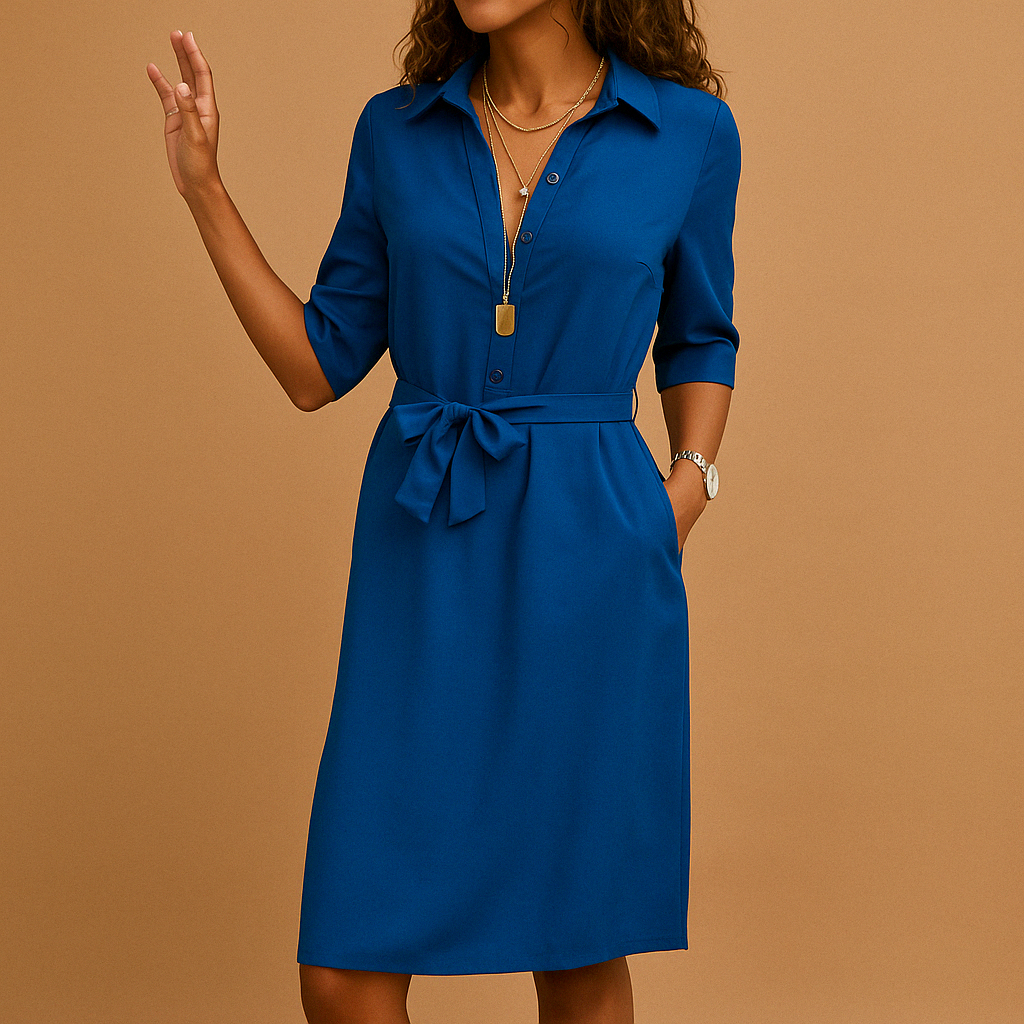 Zyra | Effortless Elegant Midi Summer Dress for Women