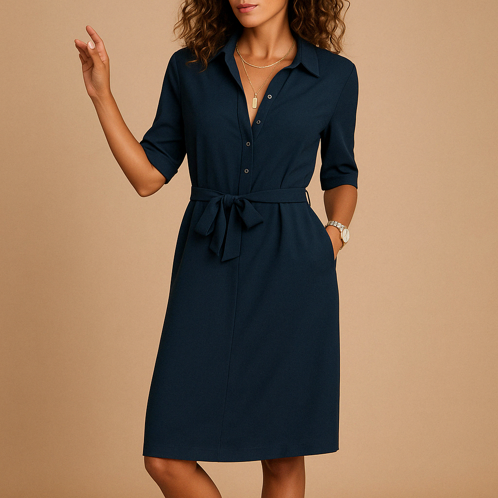 Zyra | Effortless Elegant Midi Summer Dress for Women
