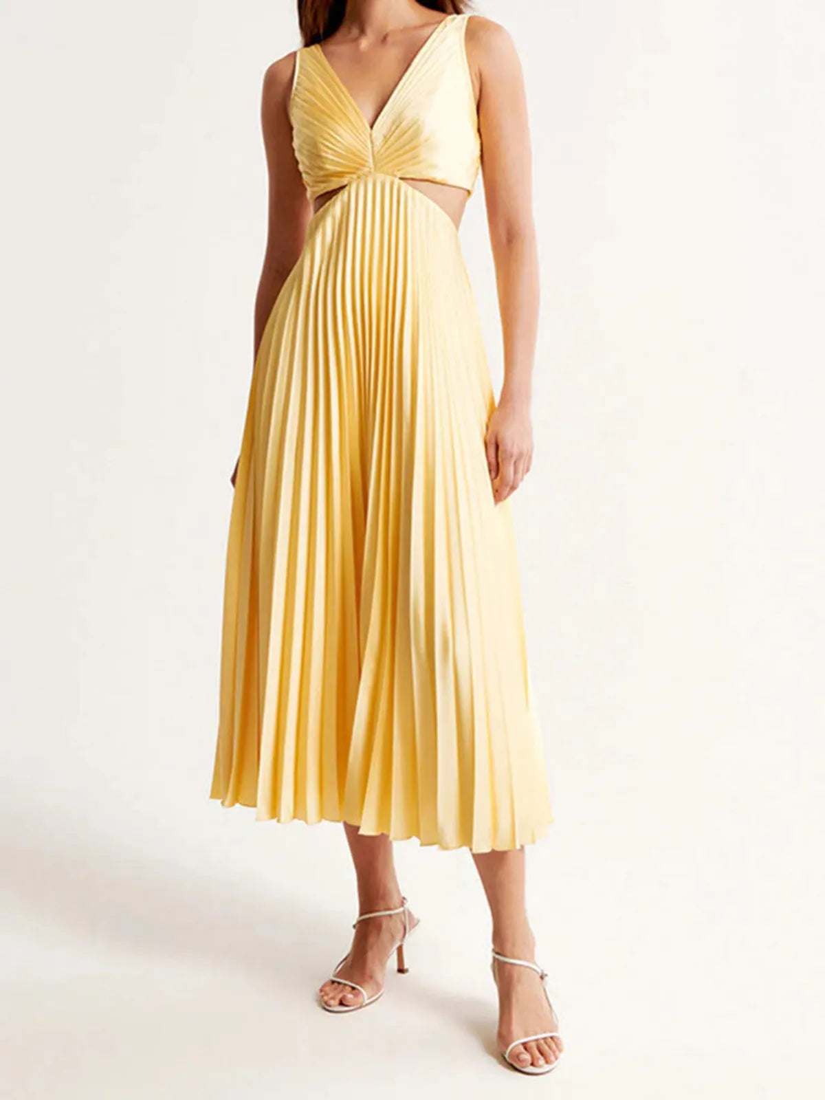 Wynn | Elegant Pleated Cocktail Maxi Dress for Women