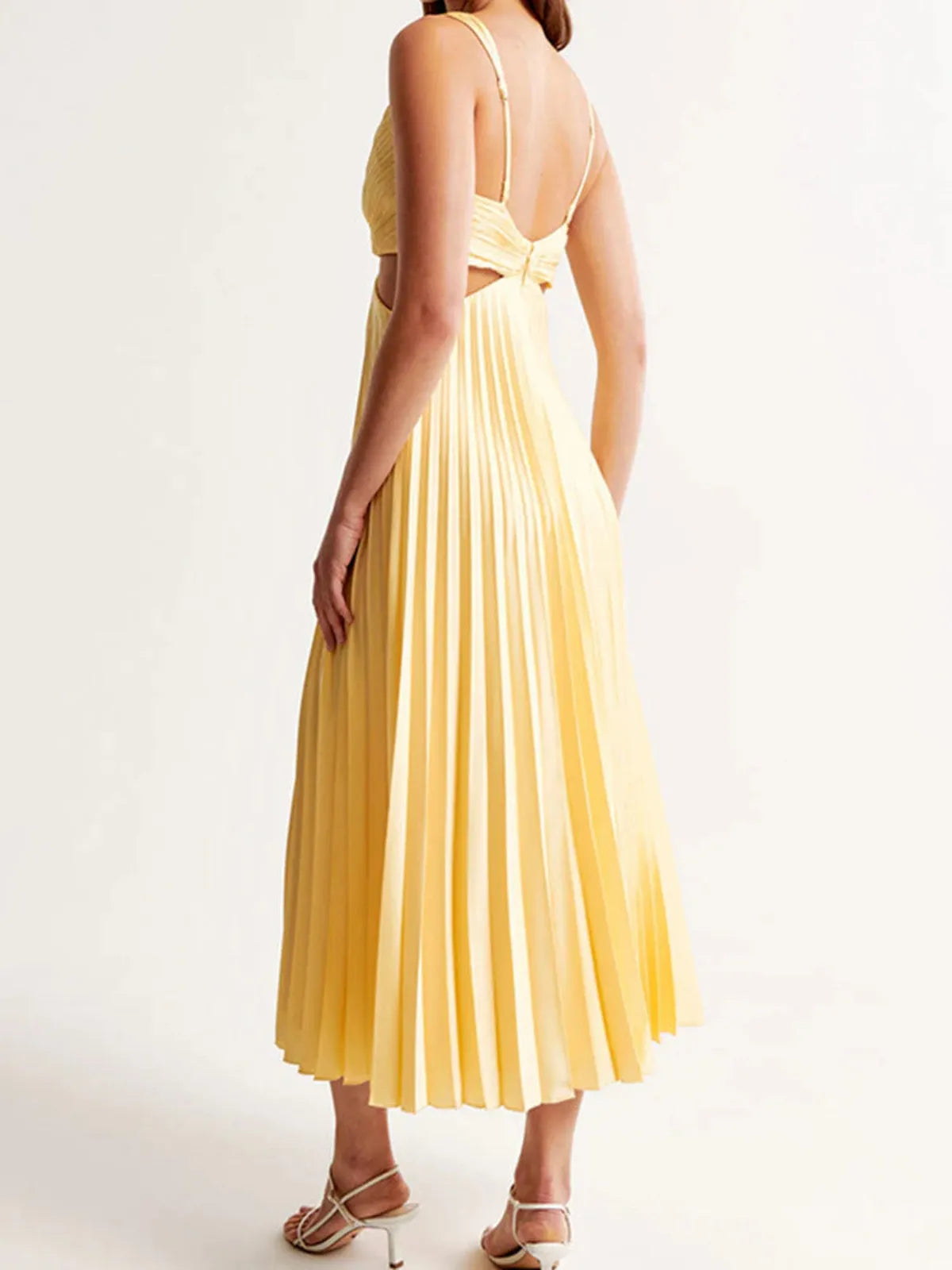 Wynn | Elegant Pleated Cocktail Maxi Dress for Women