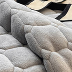 Soft Plush Square-Textured Bedspread Throw Blanket 79x90 Inches Multiple Colors
