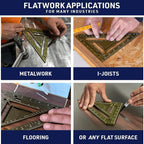 Innovative Rafter Square Tool Aerospace Aluminum Rotating Fence Flatwork Leveling Marking Jig