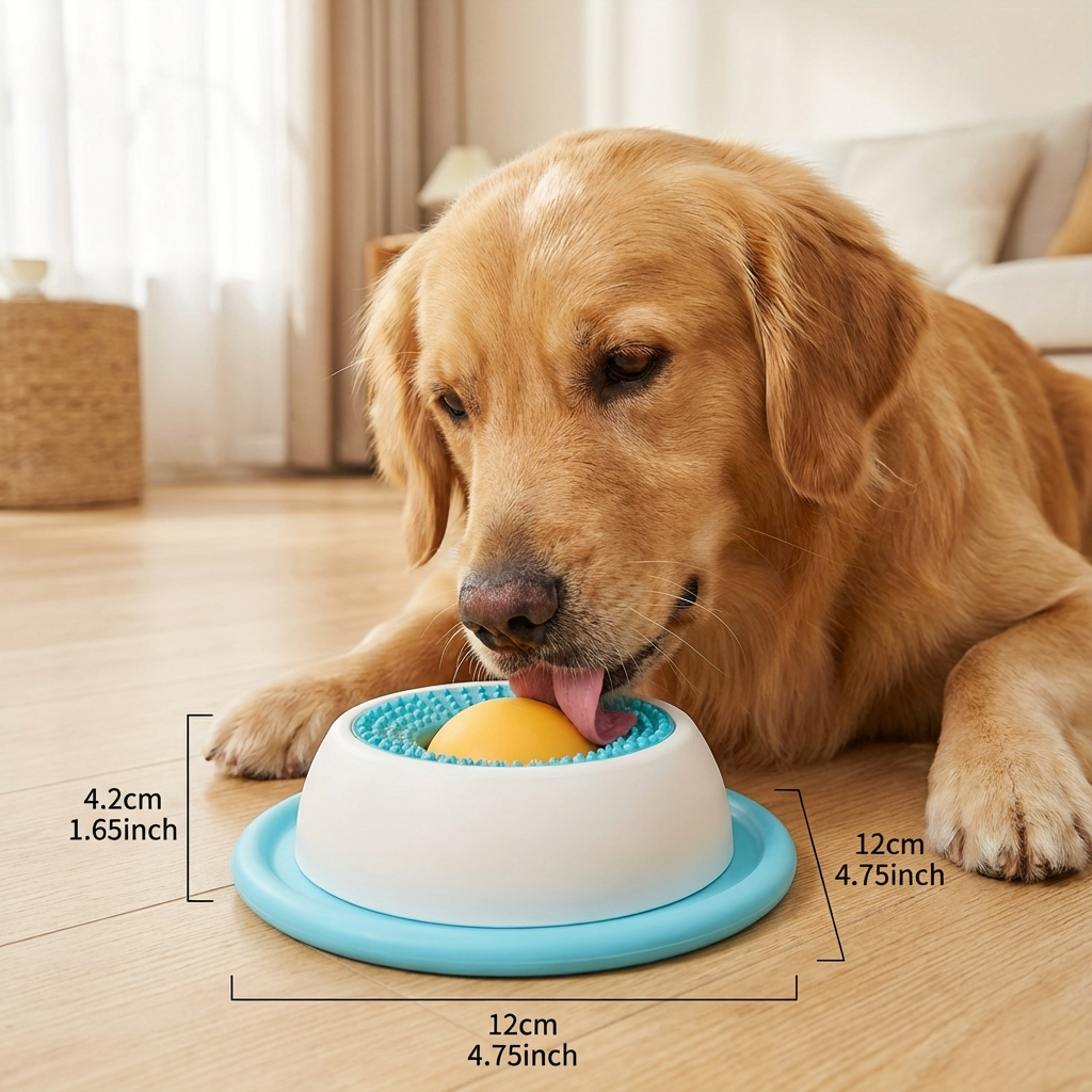 Interactive Lick Mat Slow Feeder Dog Toy for Anxiety Relief and Mental Enrichment