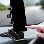 Adjustable Car Phone Holder Universal Mount Non-Slip Grip Durable ABS Hands-Free Navigation and Calls