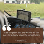 Adjustable Car Phone Holder Universal Mount Non-Slip Grip Durable ABS Hands-Free Navigation and Calls