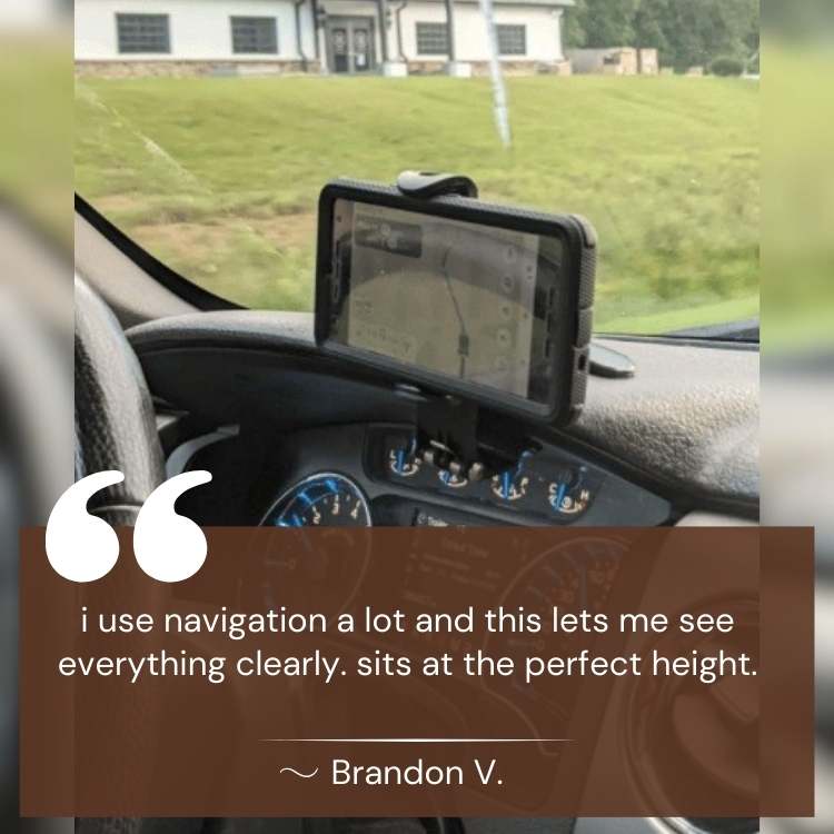 Adjustable Car Phone Holder Universal Mount Non-Slip Grip Durable ABS Hands-Free Navigation and Calls