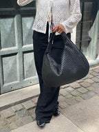 Alena Tote Bag Vegan Leather Spacious Convertible Shoulder Bag for Women Multiple Colors