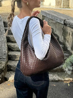 Alena Tote Bag Vegan Leather Spacious Convertible Shoulder Bag for Women Multiple Colors
