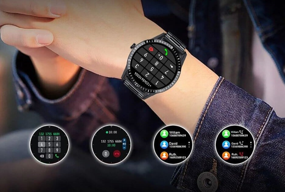 All-in-One Smart Watch 1.3" HD Touch Screen IP67 Waterproof Fitness Tracker with Bluetooth Calls and Health Monitoring