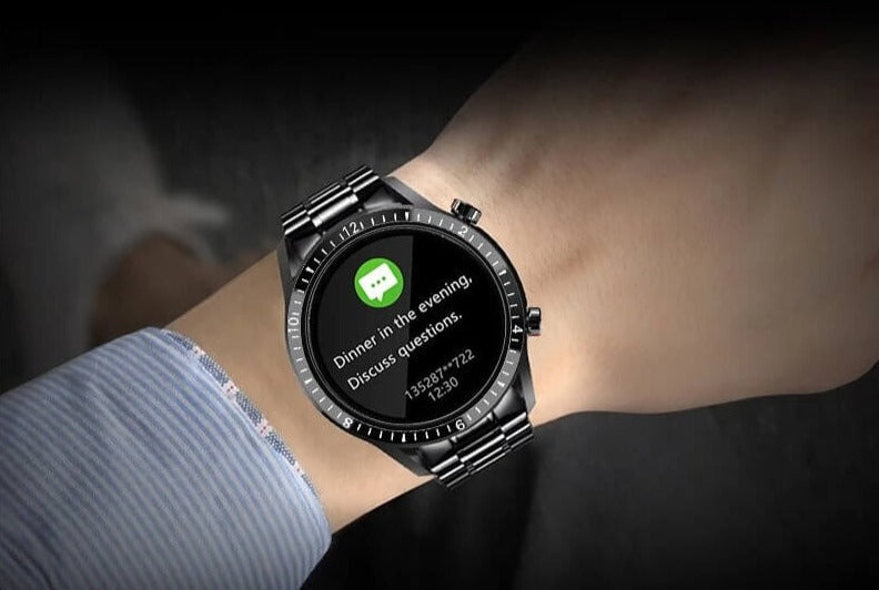 All-in-One Smart Watch 1.3" HD Touch Screen IP67 Waterproof Fitness Tracker with Bluetooth Calls and Health Monitoring