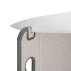 Dual-Sided Stainless Steel Cutting Board with Built-In Knife Sharpener and Non-Slip Silicone Rim 36.5x25cm