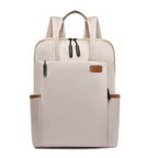 Anti-Theft Travel Backpack Lightweight Oxford Fabric Secure Carry-On Backpack with Organized Pockets and Trolley Sleeve