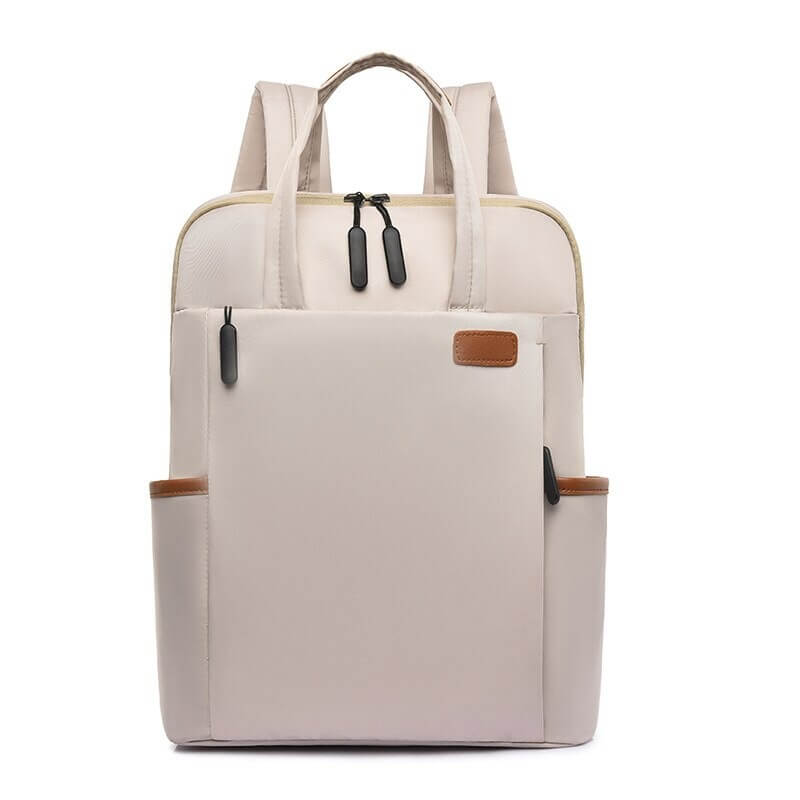 Anti-Theft Travel Backpack Lightweight Oxford Fabric Secure Carry-On Backpack with Organized Pockets and Trolley Sleeve